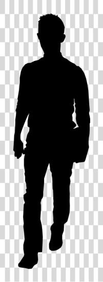 Download Silhouette Person Cut Out Silhouette PNG file