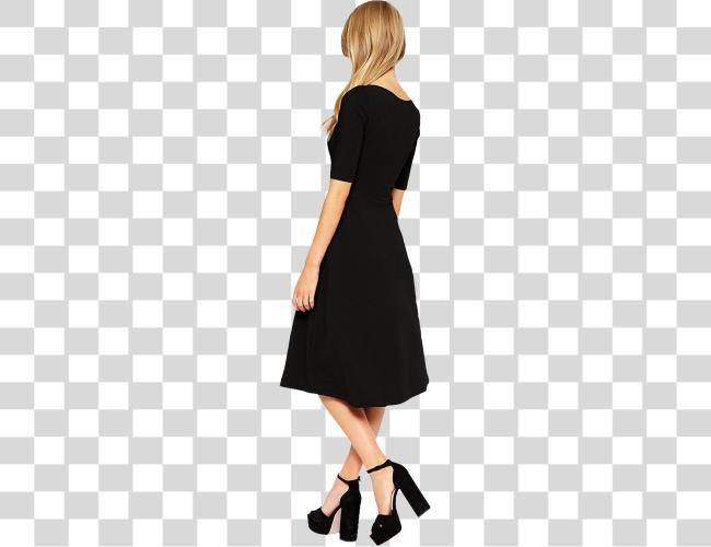 Download Elegant Girl Walking Clip Art