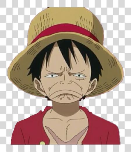 Download anime onepiece one Piece luffy monkeydluffy memes Luffy Ugly Face PNG file