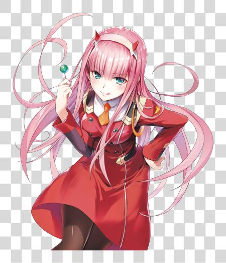 Download Anime Darling In The Franxx Zero Two PNG file