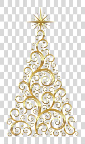 Download Christmas Tree Christmas Day Gold Christmas Tree PNG file