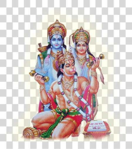 下载 Lord Ram 和 Lord Hanuman PNG file