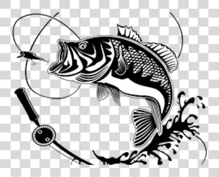 تحميل Fishing Rod Fishing إكسسوار Wall Decal أسماك بي ان جي ملف