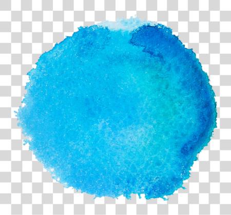 تحميل Watercolor Effect Turquoise Watercolor أزرق Circle بي ان جي ملف