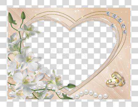 下载 Best Stock Photos Heart 婚礼 花 Marcos Para Fotos De Boda PNG file