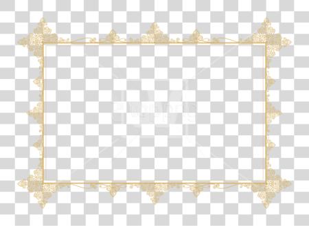 Download Vintage Frame Gold Border PNG file