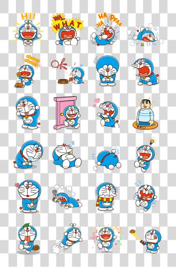 Download Doraemon Stickers PNG file