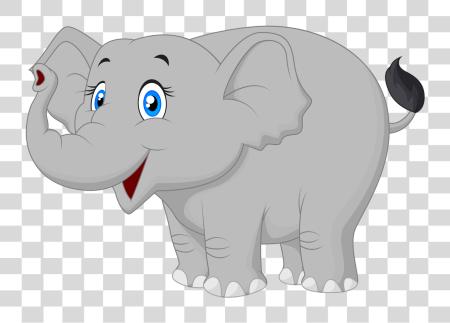 Download Cartoon Elephant Elephant Cartoon PNG file