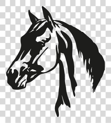 Download Horse Silhouette Horse Head Silhouette Pngs PNG file