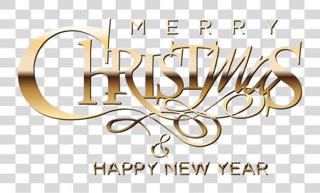 Download Merry Christmas Happy New Year PNG file