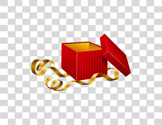 Download Gift Box Open Clip Art