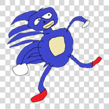 下载 Sanic Sticker Sanic PNG file