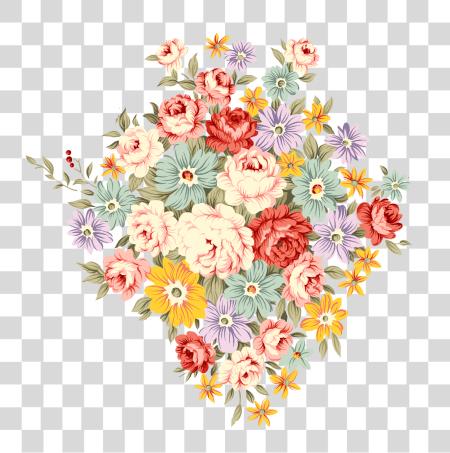 下载 Stickers Tumblr 花 Flowers Tumblr 花 花 花束 繪畫 Color PNG file