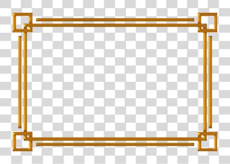 Download dorado marco Image con oro Border PNG file