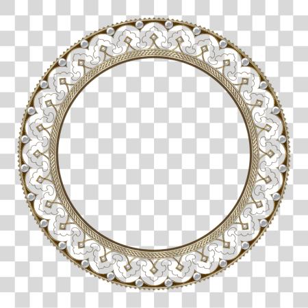 Download flor Border Circle Borders flor redondo flor PNG file