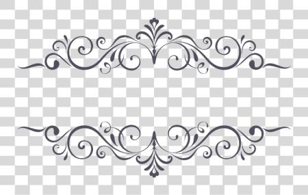 Download Vintage Border Design Victorian Nail PNG file