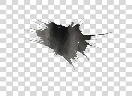 Download Black Watercolor Water Color Splash PNG file