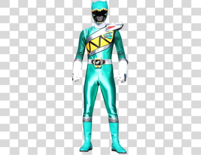 تحميل Riley Griffin أخضر Dino Charge Ranger قوة Rangers Dino Charge Verde مقطوعة فن