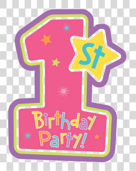 Download 1st cumpleaños Candle feliz 1st cumpleaños PNG file