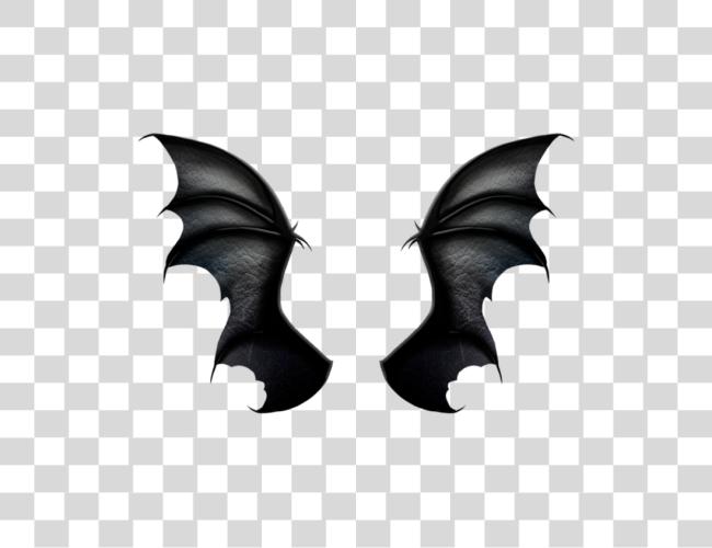 Download Black Dragon Realistic Dragon Wings Clip Art