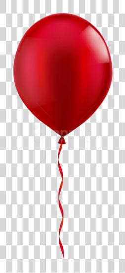 Download Single Red Balloon Red Balloon PNG file