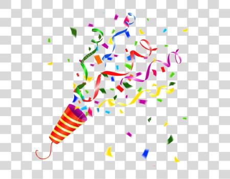 Download confeti Clipart fiesta Horn fiesta Popper confeti PNG file