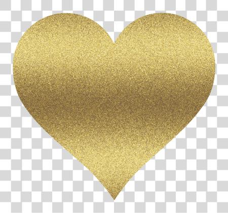 Download brillo corazón oro brillo corazón PNG file