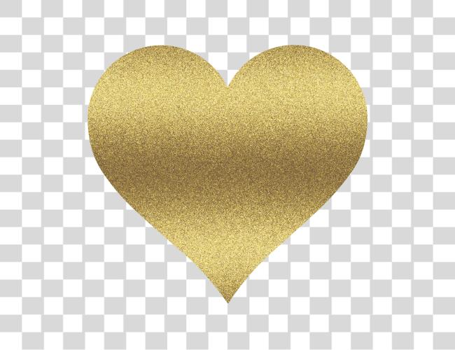 Download Glitter Heart Gold Glitter Heart Clip Art