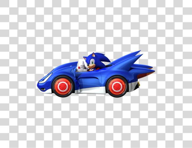 Download Sonic Novo Sonic Carro Clip Art