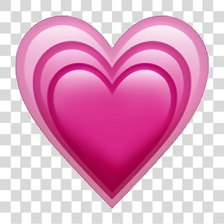 下载 Heart Sticker 苹果手机 Heart 表情符号 PNG file