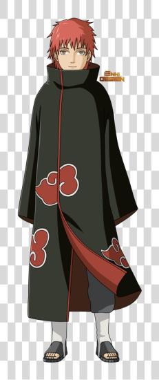 Download Akatsuki Drawing Cloak Akatsuki Cloak Drawing PNG file