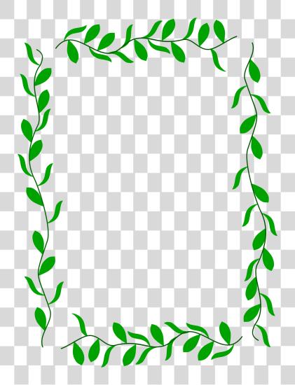 Download Border Big Image Leaves Border PNG file