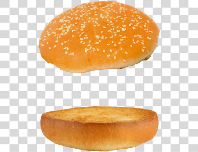 Download Burger Bun Top Of A Burger Bun Clip Art