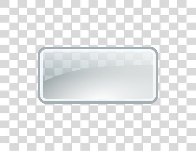 Download White Button Glass Rectangle Clip Art