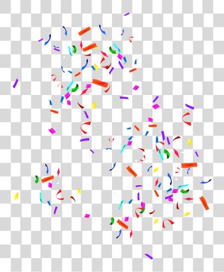 Download Parties Party Effects Overlay Colored Shredded Paper PNG file