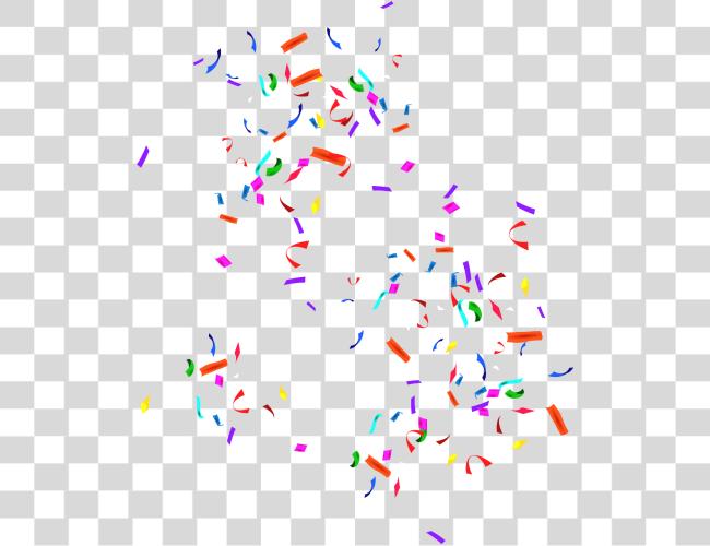 Download Parties Party Effects Overlay Colored Shredded Paper Clip Art