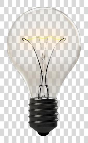 Download Picture Light Bulb Isolated Electricity Real Light Bulb No PNG file