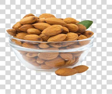 Download plate of Almonds PNG file