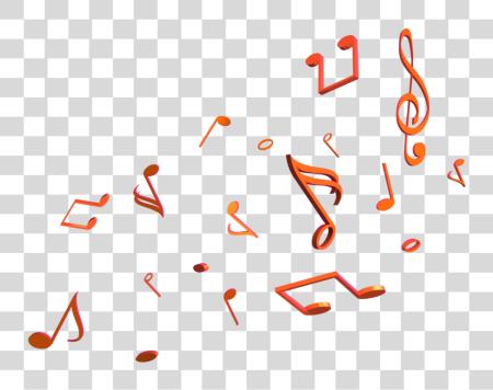 Download Colorful Musical Notes Efeito Para Fotos Notes 3d PNG file