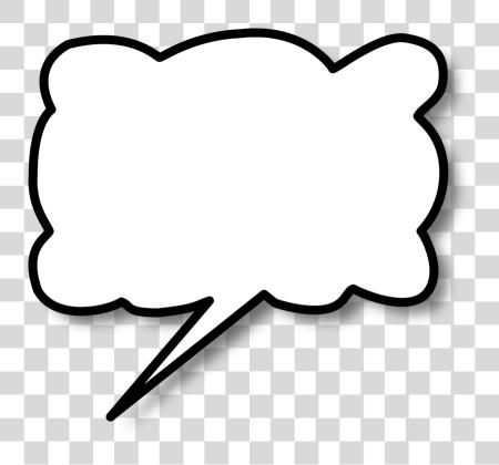 Download Speech Balloon Comics Drawing Cartoon Speech Bubble PNG file