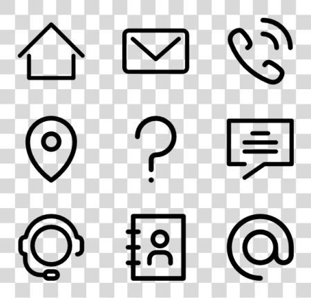 Download Contacts ciencia Icons vector PNG file