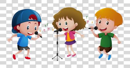 Download Collection Of Children Singing Singing And Dancing PNG file