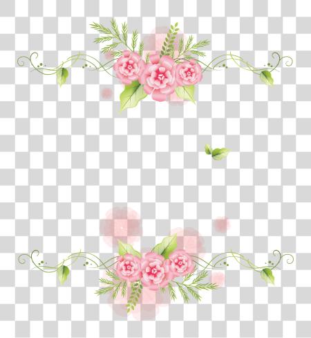 Download Elementos Florais Bordes De Flores PNG file