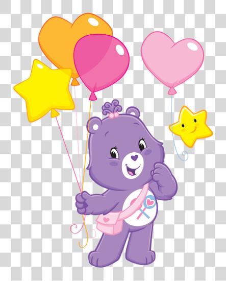 Download Care Bear Purple Care Bear PNG file