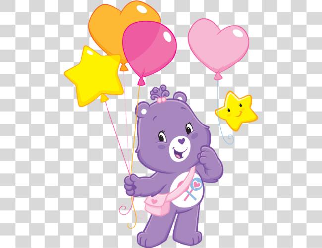 Download Care Bear Purple Care Bear Clip Art