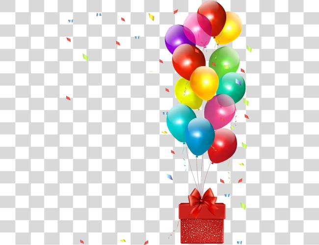 Download feliz cumpleaños globos cumpleaños fiesta Clip arte