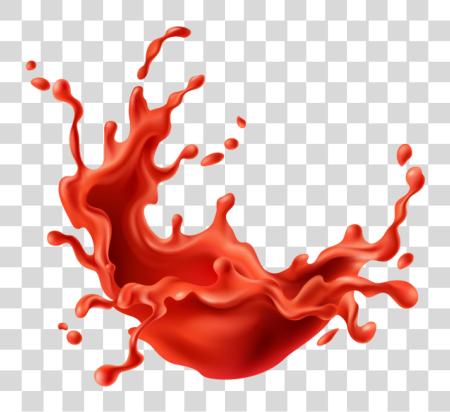 Download Sauce Splash Tomato Splash PNG file